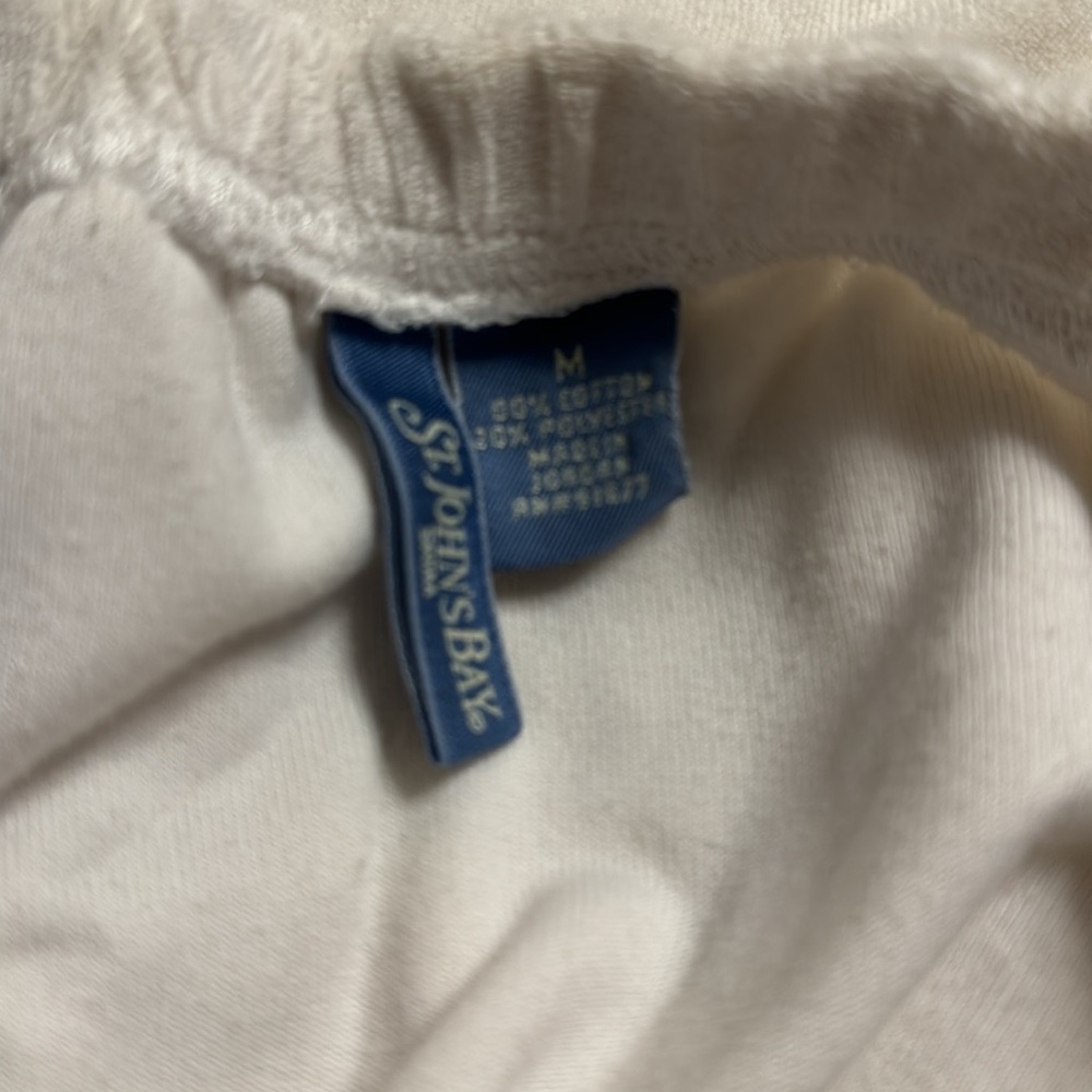 St. John’s Bay White terrycloth halter swimsuit cover up - Picture 5 of 5